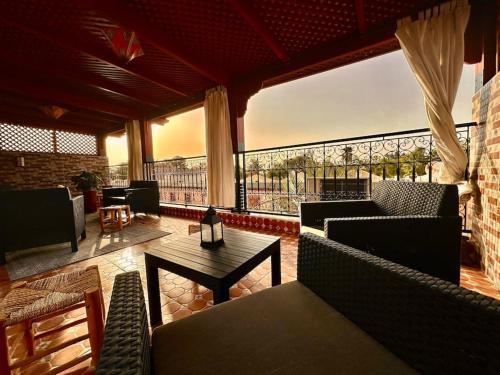 Triplex spacieux et familial avec une vue panoramique — 4-Star Luxury Hotel in Marrakesh, Morocco