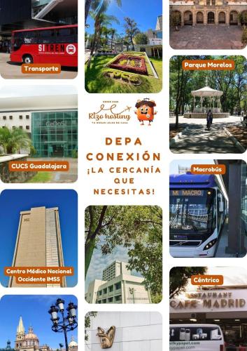 Departamento céntrico cerca de IMSS HC vil y CUCS — 4-Star Luxury Hotel in Guadalajara, Mexico