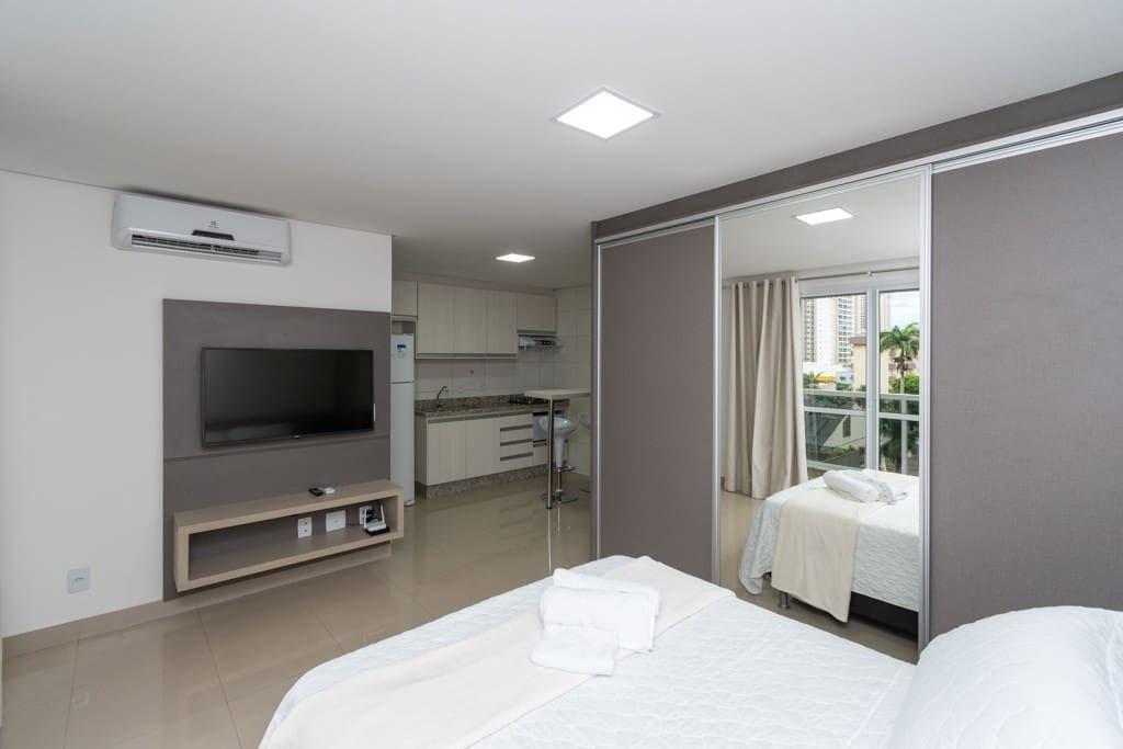 Flat mobiliado no Edifício The Expression Setor Bueno TH505 - carbon neutral hotel in Goiania