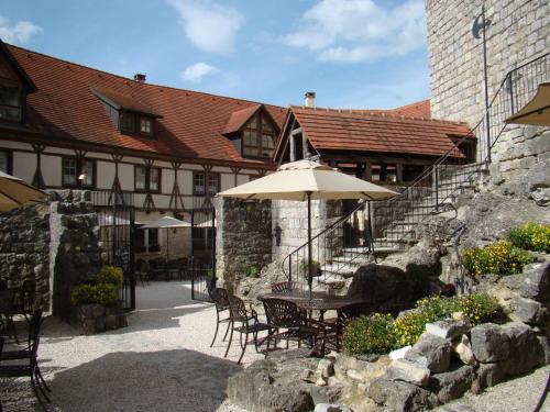 Burg Katzenstein - carbon neutral hotel in Dischingen