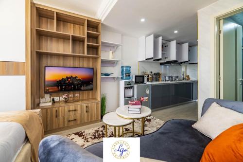 Classy Studio Apartment In Kilimani With Fully Equipped Gym And Balcony Which Breathtaking City Views