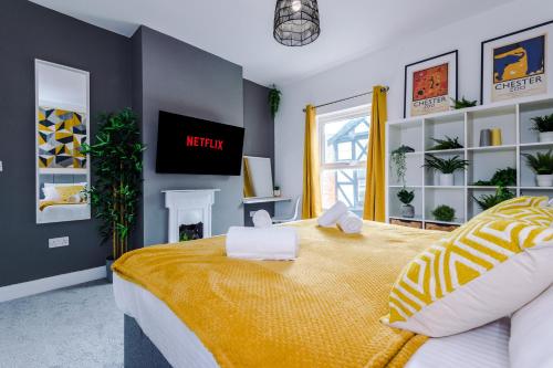 NEW Stylish 2 bed home in Chester by 53 Degrees Property Ideal for Long Stays Great location Sleeps 6 — 4-Star Luxury Hotel in Chester, United Kingdom