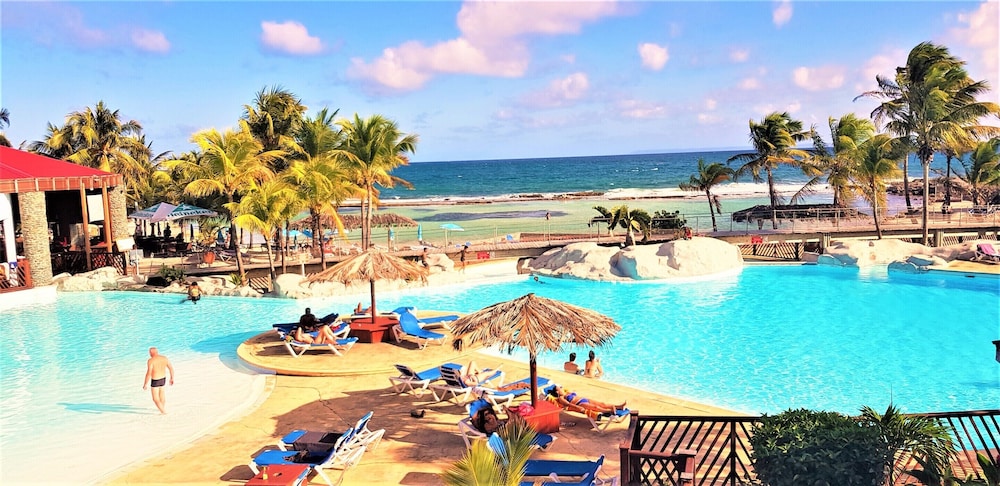 Touba Manga Beach in Saint-Francois, Guadeloupe