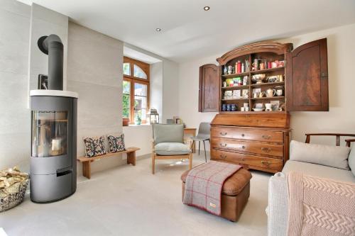 Chalet Eden Duplex Piano Garden Swedish Stove — 4-Star Luxury Hotel in Champery, Switzerland