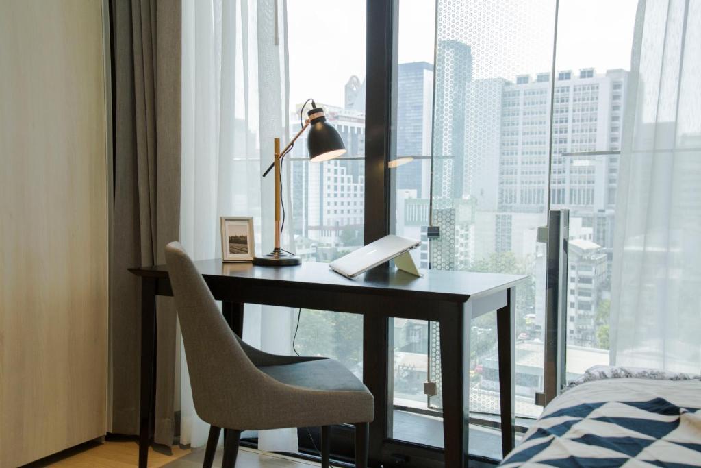 Sukhumvit 11#Luxury#Pool#Gym#BTS Nana&MRT Sukhumvit#1BR#Max2ppl