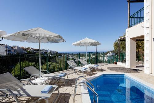 Your Private Luxury Villa Mahin Pool Sea View Rethymno — 4-Star Luxury Hotel in Rethymno, Greece