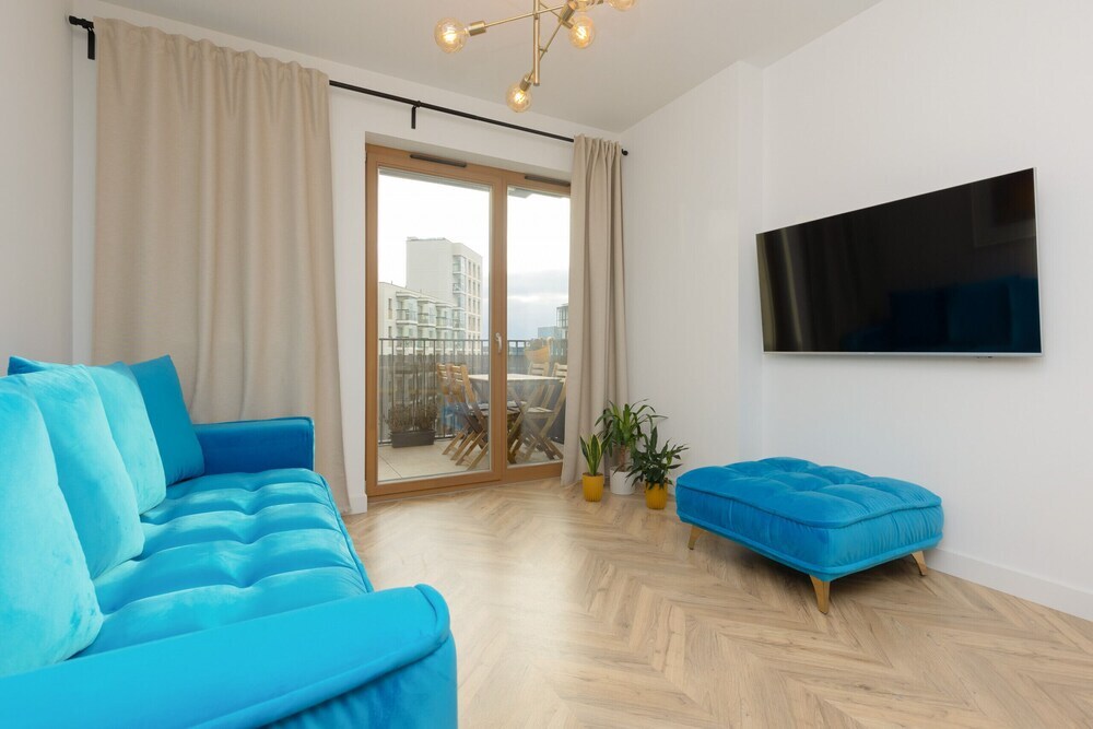Stylish Apartment Zdziechowskiego with Parking & Home Office by Noclegi Renters — 4-Star Luxury Hotel in Warsaw, Poland