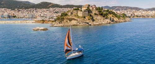 Yacht Pipit in Kavala, Greece