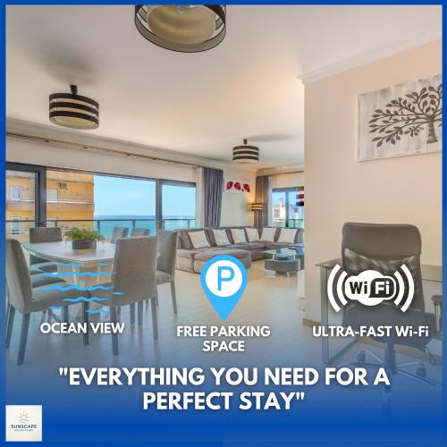 Sunscape Rocha Prime Oceanview WiFi Parking — 4-Star Luxury Hotel in Portimao, Portugal
