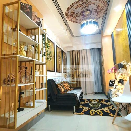 Kuro's Krib One Bedroom Condo Unit with Balcony at S Residences Pasay City MOA — 4-Star Luxury Hotel in Manila, Philippines