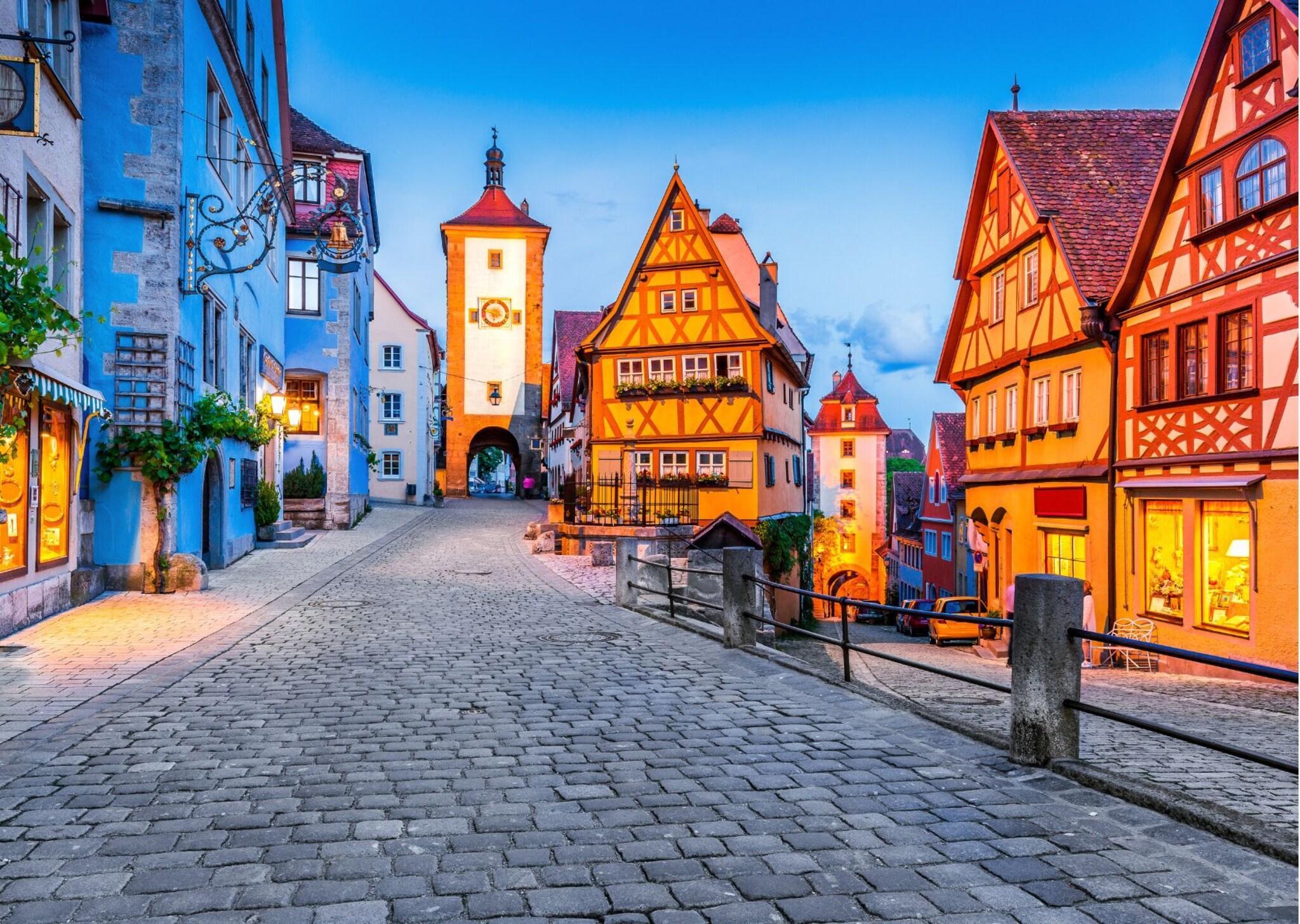 Herrnschlösschen in Rothenburg Ob Der Tauber, Germany