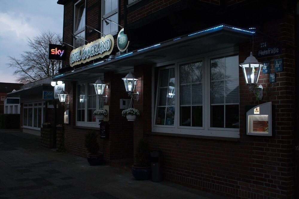 Hotel Front - Evening/Night