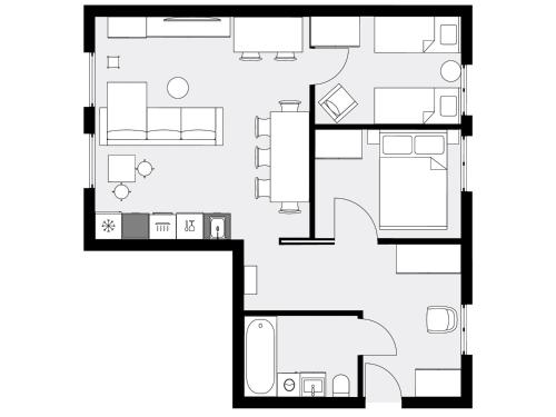 Urban Apartments Premium Poniatowskiego 23 No 4 Free Public Parking Self Check In — 4-Star Luxury Hotel in Chorzow, Poland