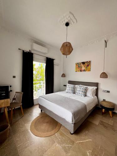 Blue Sardines in Pythagoreio, Greece