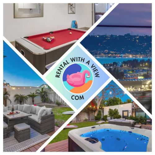 Spectacular Seaview Oasis Views Spa Game Room — 4-Star Luxury Hotel in San Diego, United States