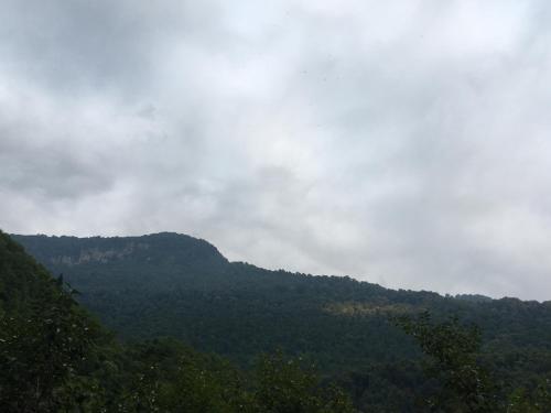 Cottages in mountains