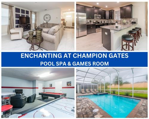 Enchanting Escape Private Pool SPA Games Room in Orlando, United States