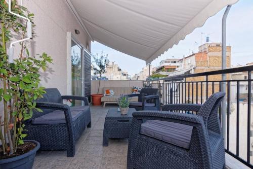 Big terrace near metro and Athens center — 4-Star Luxury Hotel in Athens, Greece