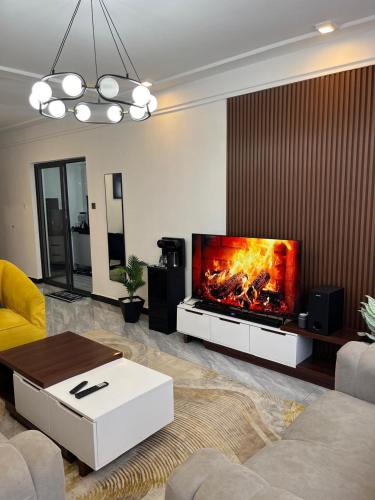 Executive living two bedroom apartment with swimming pool and well equipped gym with amazing city scenic views