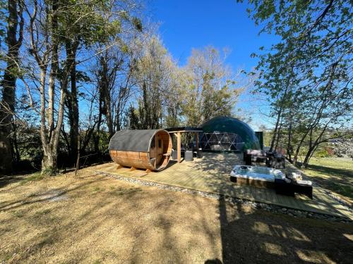Dôme du haut bearn in Monein, France
