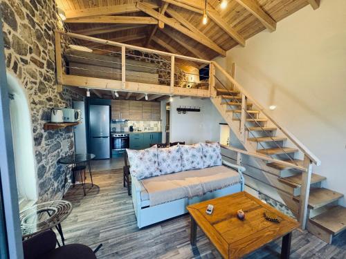 Kenezakia houses in Chios, Greece