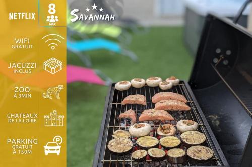 Savannah 6 8 Jacuzzi Zoo de Beauval in Saint-Aignan, France