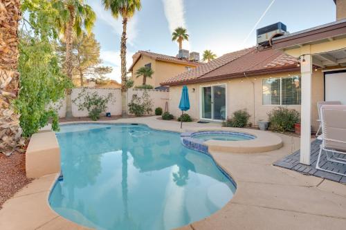 Outdoor Oasis and Game Room Henderson Retreat