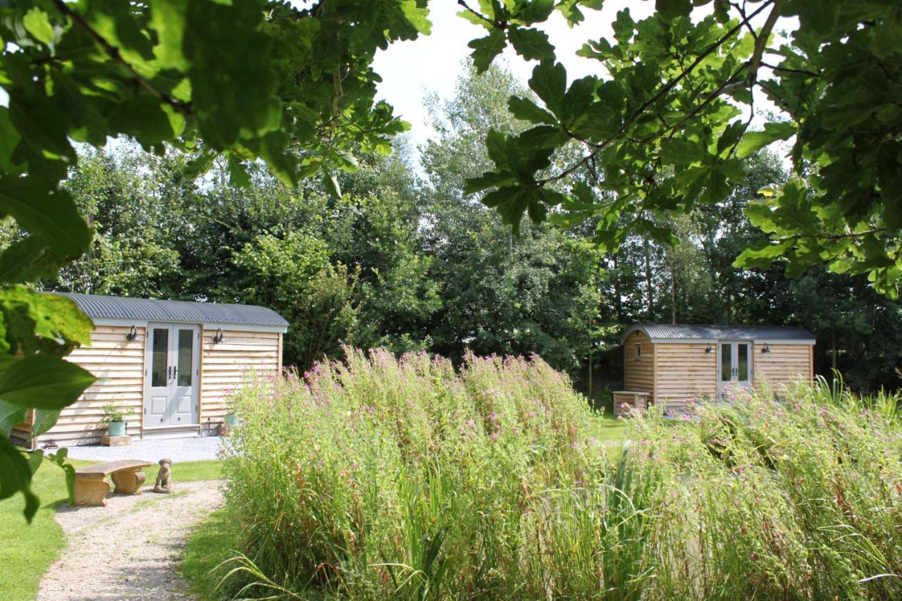 Luxury Shepherds Hut The Sweet Pea by the lake