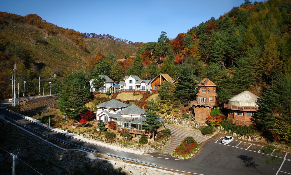 Spring Summer Fall Winter Caravan in Pyeongchang, South Korea