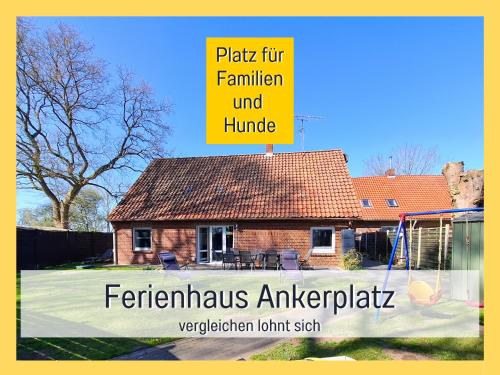 Ferienhaus Ankerplatz Ihlienworth Top bewertet von Hundehaltern Hunde willkommen nicht nur geduldet hoher Zaun Whirlpoolwanne Infrarotkabine familienfreundlich Wellness EG barrierefrei pet-friendly hotel Ihlienworth