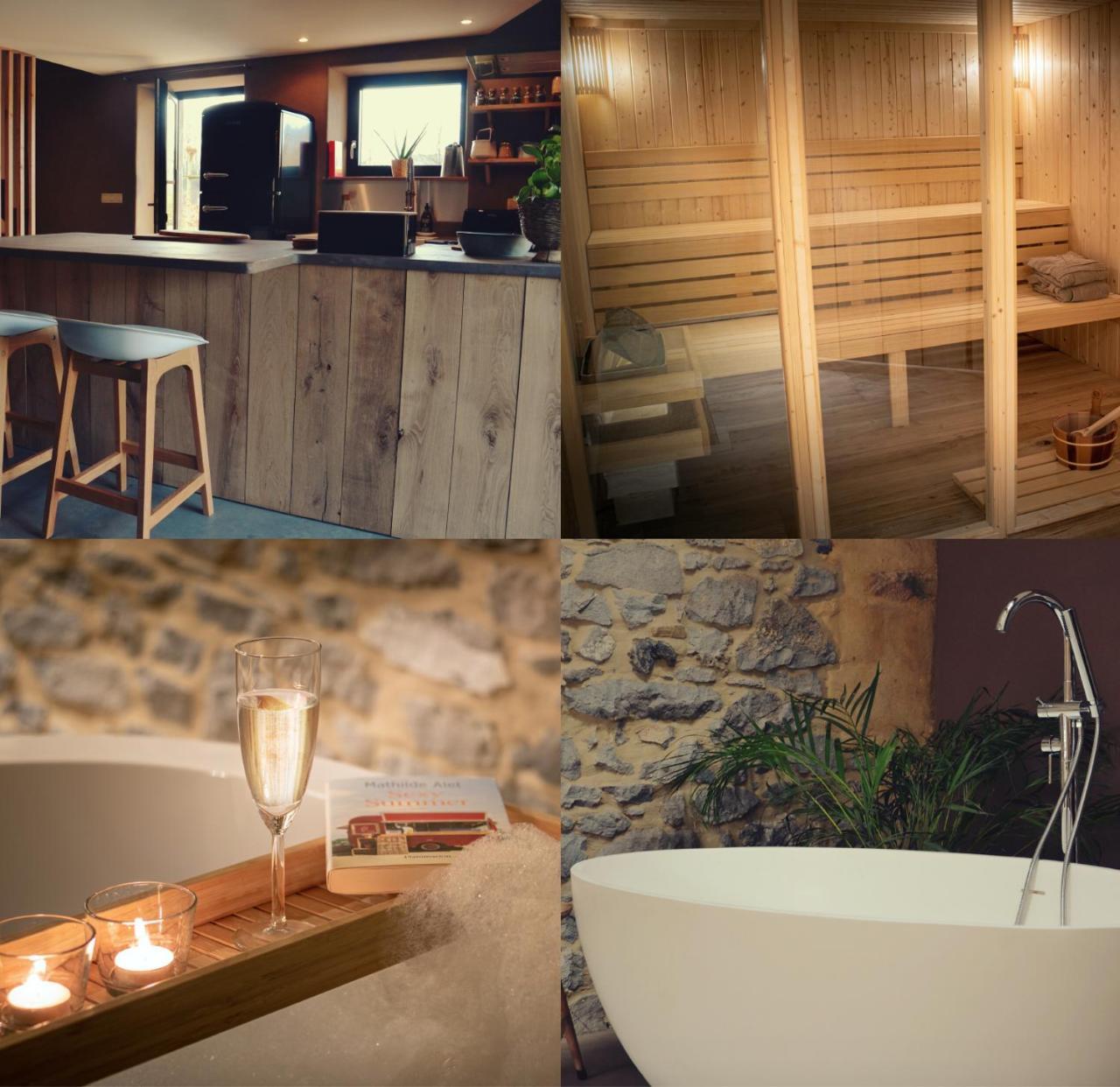 La Petite Reuleau Gites Champetre Le Fenil Et La Fermette Sauna in Ciney, Belgium