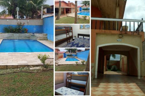 Paraíso Beira Mar Casa Temporada Itanhaém 30m Praia Vista Mar Piscina Hidro Wi Fi 500 mb Snooker Churrasqueira Garagem Grande Lazer e Descanso — 4-Star Luxury Hotel in Itanhaem, Brasil