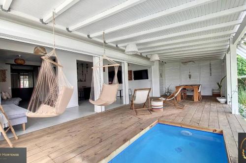 Villa Perle des Caraïbes Bohème Chic — 4-Star Luxury Hotel in Saint-Francois, Guadeloupe