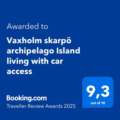 Vaxholm Skarpö archipelago island living with car access in Vaxholm, Sweden