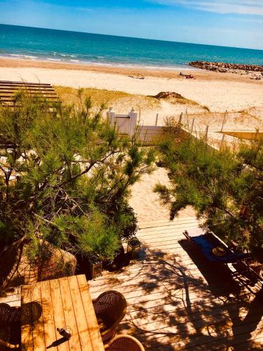 Mas Andalou Fabuleuse Premiere Ligne de Mer Plage Privative in Frontignan, France