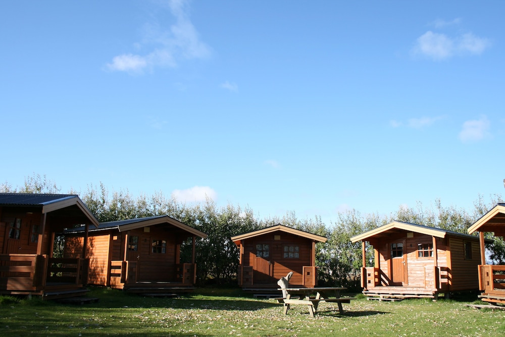 Huts in Víðidalur in Unknown City, Iceland