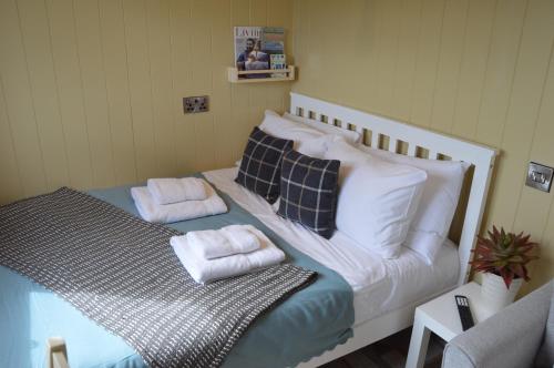 Middlehead Huts at Cropton Forest in Pickering, United Kingdom