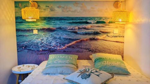 Vue Mer Et Clim Les Restanques Coquelicots 1115 in Grimaud, France