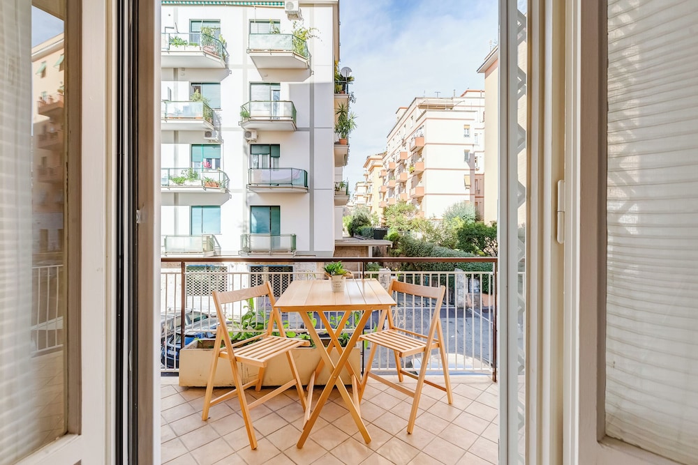 Cozy 2 Bedroom Flat with Balcony — 4-Star Luxury Hotel in Rome, Italy
