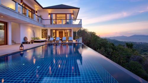 Hillside Baan Lealay 4 Bedrooms Bophut Hill Amazing Sea Views in Koh Samui, Thailand