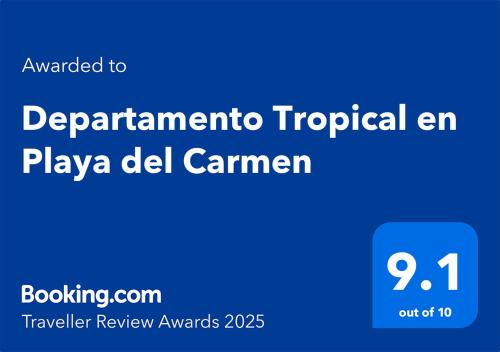 Departamento Tropical en Playa del Carmen — 4-Star Luxury Hotel in Playa Del Carmen, Mexico
