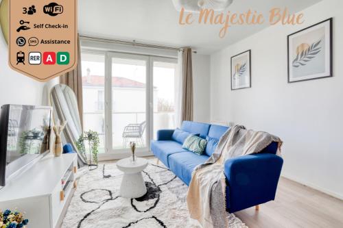 Le Majestic Blue Metro 8 Hopital Henri Mondor — hotel in Creteil