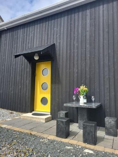 Unique restored barn with stove