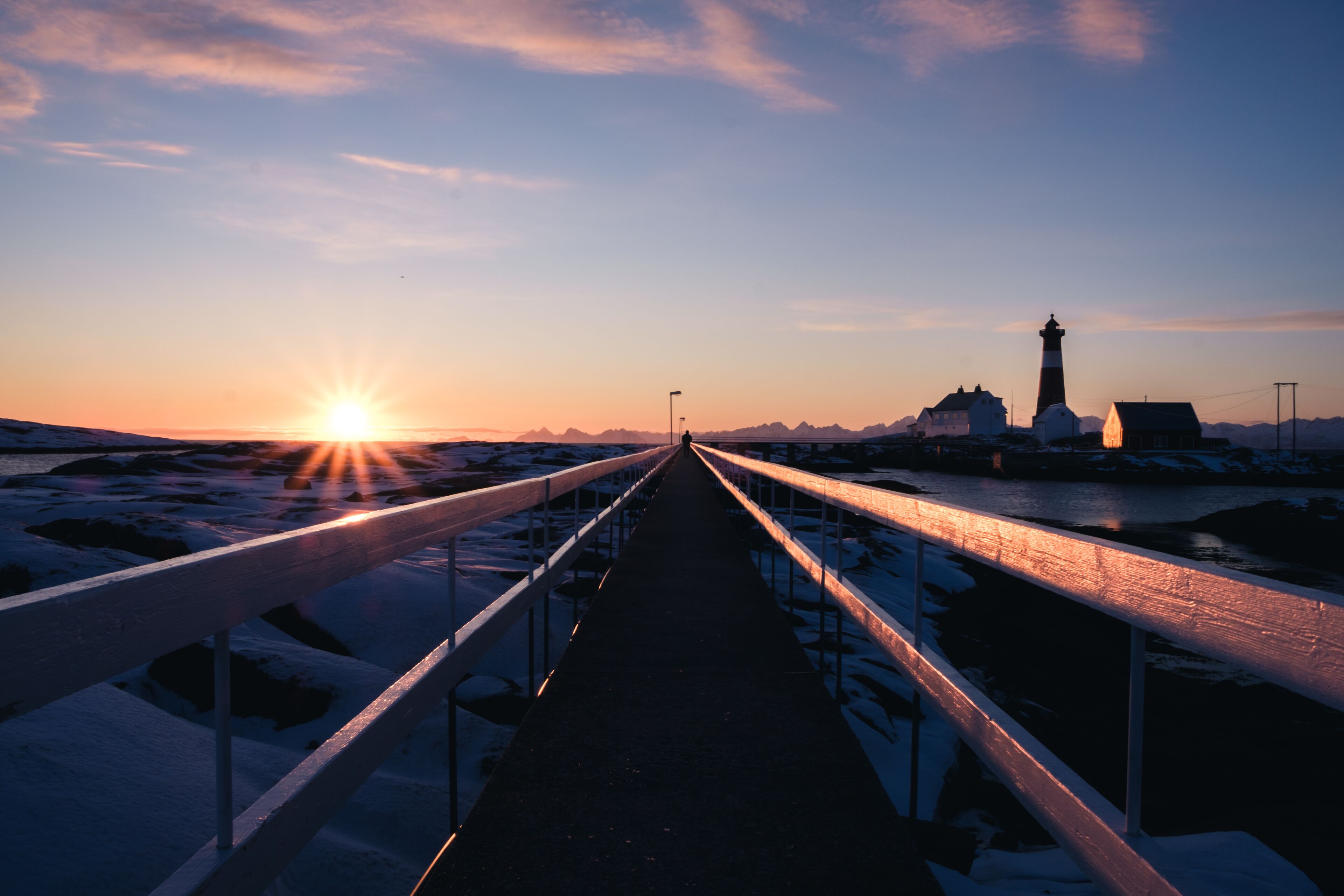 Tranøy fyr in Harstad, Norway