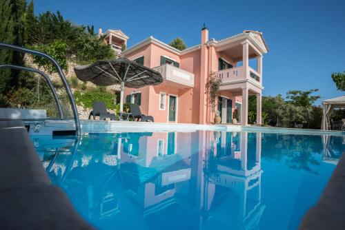 Private Pool Sunsets Beaches Amenities Eleni in Lefkada, Greece