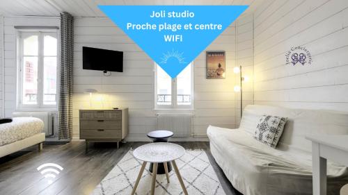 Joli Studio Plein Centre Proche Plage Avec Wi Fi in Le Touquet-Paris-Plage, France