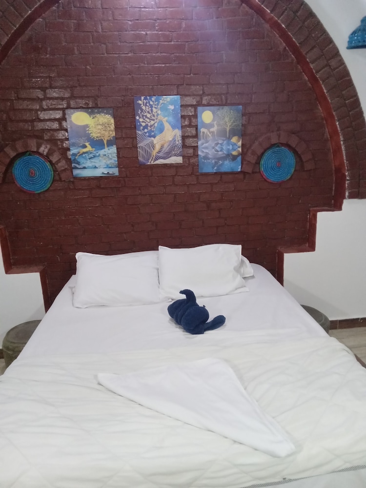 Blue Palace Garden in Luxor, Egypt