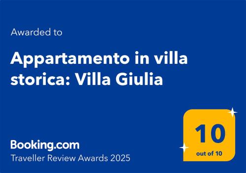 Appartamento in villa storica: Villa Giulia — 4-Star Luxury Hotel in Empoli, Italy