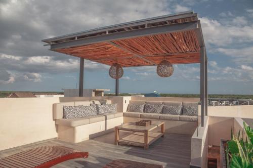 Stylish & Luxury Penthouse & Apartment Private Pool Private Hot Tub Terrace and Roof Top at Tulum Jungle — 4-Star Luxury Hotel in Tulum, Mexico