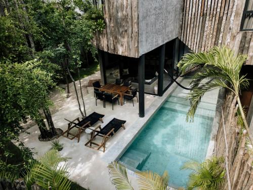 Tropical Bohemian Villa Priv Pool Concierge L5 — 4-Star Luxury Hotel in Tulum, Mexico
